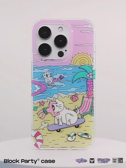 Dangerous Beach: Original Design iPhone Case